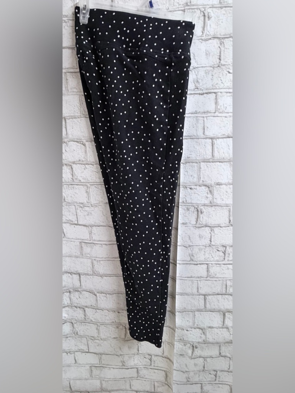 Lux Black Polka Dot Leggings